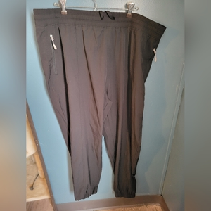 LJBJN XXL mens athletic pants ankle elastic‎ zipper pockets